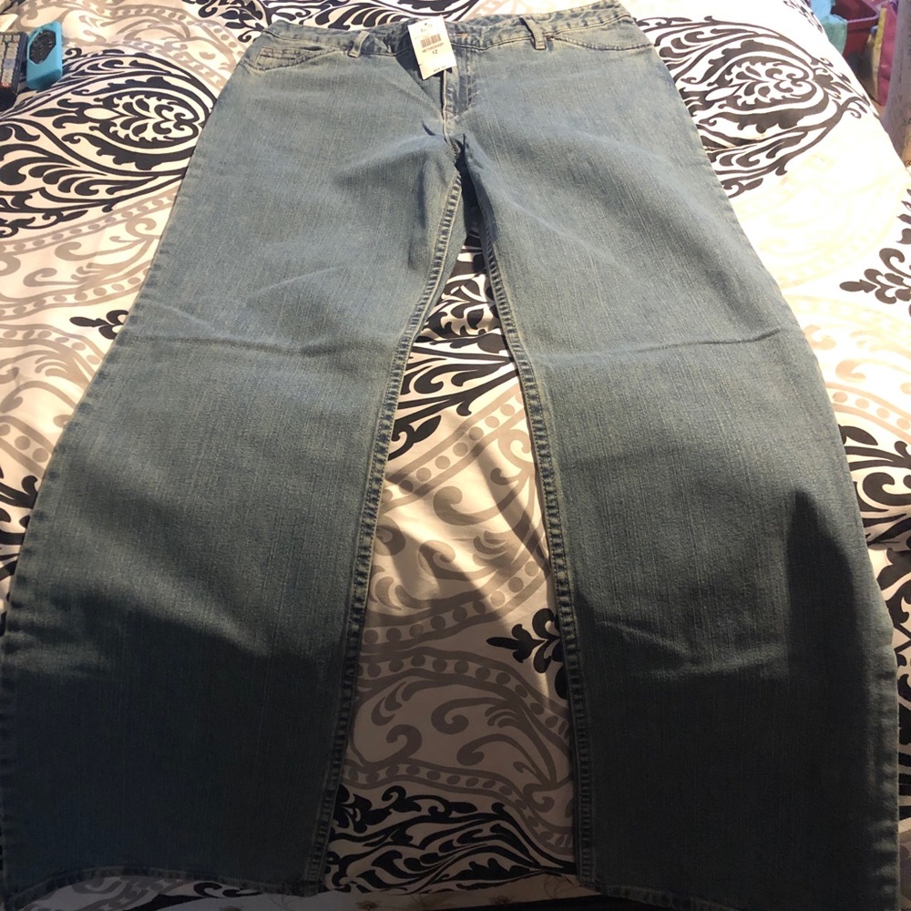 NWT JJill jeans Size 12 Pet free & smoke free home